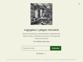 'eugyppius.com' screenshot
