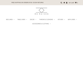 mgmaison.com homepage screenshot