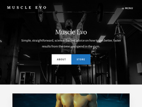 'muscleevo.net' screenshot