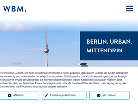 'wbm.de' screenshot