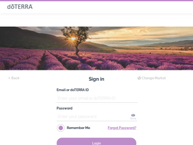 'mydoterra.com' screenshot