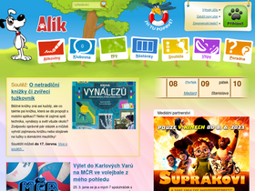 'alik.cz' screenshot
