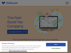 '1040.com' screenshot