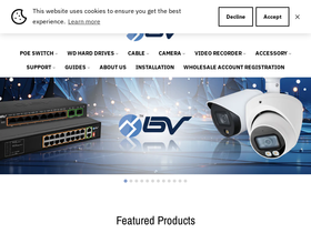 bvsecurity.net homepage screenshot