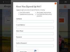 'groovecar.com' screenshot