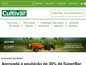 'revistacultivar.com.br' screenshot