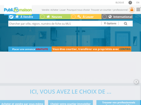 'publimaison.ca' screenshot