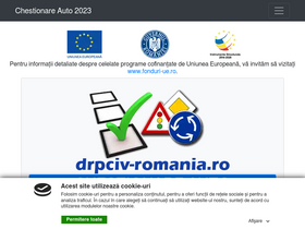 'drpciv-romania.ro' screenshot