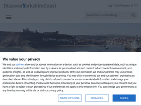 'discoveryorkshirecoast.com' screenshot