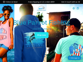 blueparrotfishing.com homepage screenshot