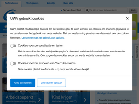 'uwv.nl' screenshot