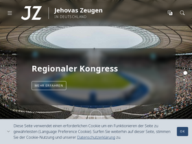 'jehovaszeugen.de' screenshot