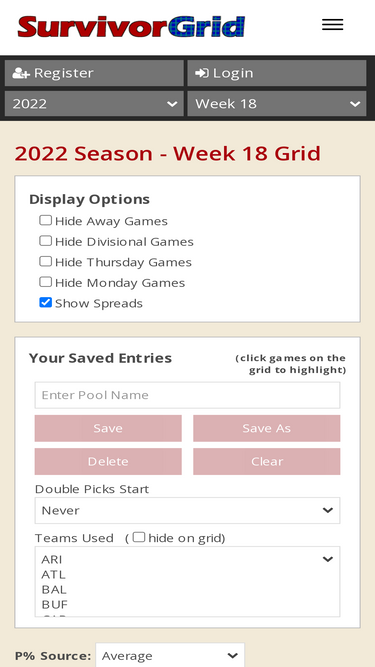 survivorgrid com