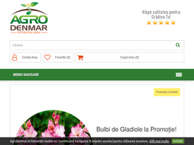 'agrodenmar.ro' screenshot