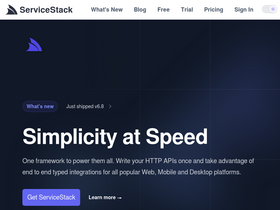 'servicestack.net' screenshot