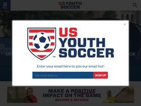 'usyouthsoccer.org' screenshot