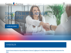 'santafarma.com.tr' screenshot