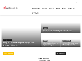 'evterapisi.com' screenshot