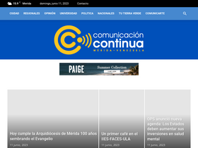 'comunicacioncontinua.com' screenshot