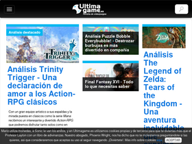 'ultimagame.es' screenshot