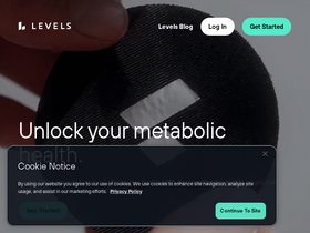 'levelshealth.com' screenshot