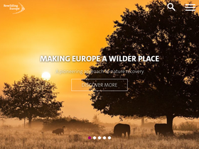 'rewildingeurope.com' screenshot