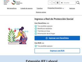 'reddeproteccion.cl' screenshot