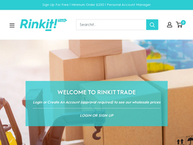 Rinkit.Trade homepage screenshot