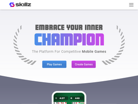 'skillz.com' screenshot