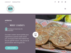 'quelquesgrammesdegourmandise.com' screenshot