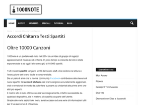 '1000note.it' screenshot