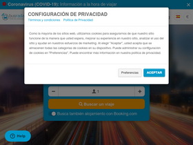 'busradar.es' screenshot