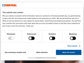 'finstral.com' screenshot