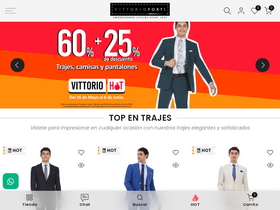 'vittorioforti.com.mx' screenshot