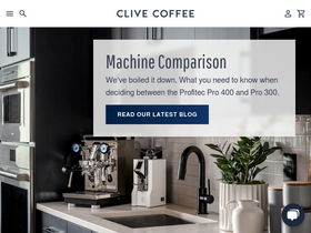 'clivecoffee.com' screenshot