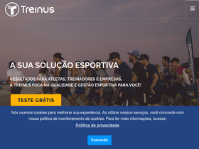'treinus.com.br' screenshot