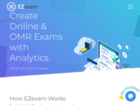 'vmckc.ezexam.in' screenshot