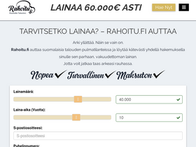 'rahoitu.fi' screenshot