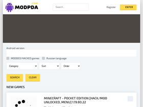 'modpda.com' screenshot
