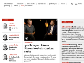 'tyzden.sk' screenshot