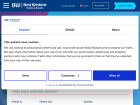 'bestwestern.co.uk' screenshot