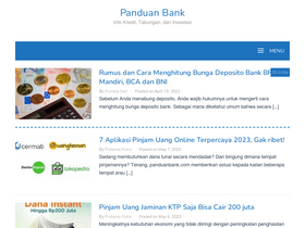 'panduanbank.com' screenshot