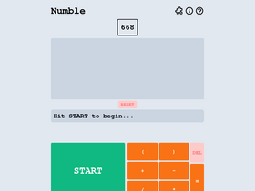 'numble.wtf' screenshot
