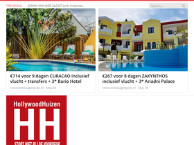 'hollywoodhuizen.nl' screenshot
