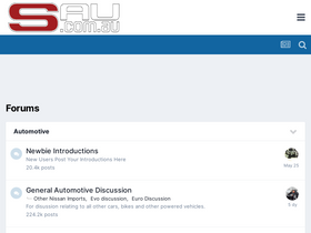 'sau.com.au' screenshot