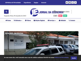'jeonline.com.br' screenshot