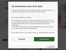 GOSH COPENHAGEN homepage screenshot