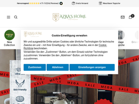 azrashome.de homepage screenshot