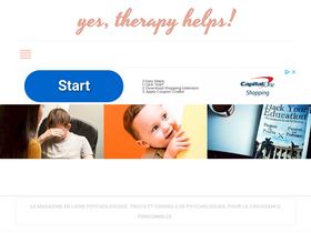 'yestherapyhelps.com' screenshot