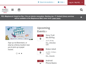 'rclreads.org' screenshot